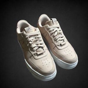Nike Air Force 1 Platform Low | Nude/Pink AF1 🩷